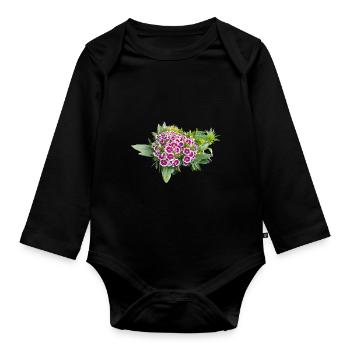 GOUSSES - Body Bébé bio manches longues - noir - Devant