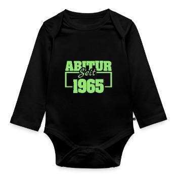1965 1965 - Baby Bio-Langarm-Body - Schwarz - Vorne
