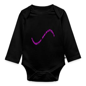 Gnothi Seauton - Organic Longsleeve Baby Bodysuit - black - Front