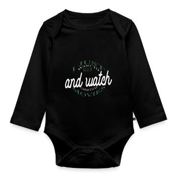 Confiserie Bakers Shirt Present Baking Bread - Organic Longsleeve Baby Bodysuit - black - Front