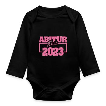 2023 - Body Bébé bio manches longues - noir - Devant