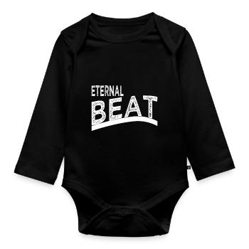 rhythm rhythmic energy cool enduring classics geek - Baby Bio-Langarm-Body - Schwarz - Vorne