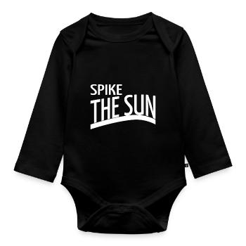 geek birthday birthday present idea summer glow - Baby Bio-Langarm-Body - Schwarz - Vorne
