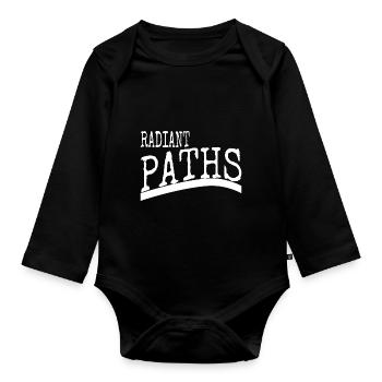 bday chasing the sun quote sunshine - Baby Bio-Langarm-Body - Schwarz - Vorne