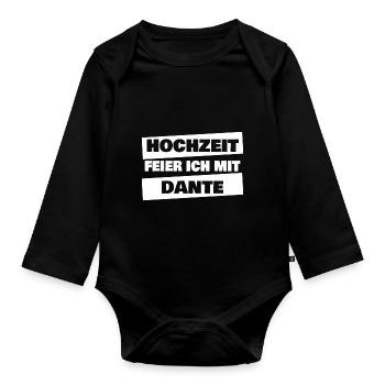 JGA Dante - Body Bébé bio manches longues - noir - Devant