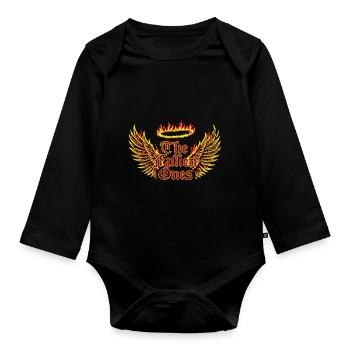 ENGEL - Baby Bio-Langarm-Body - Schwarz - Vorne