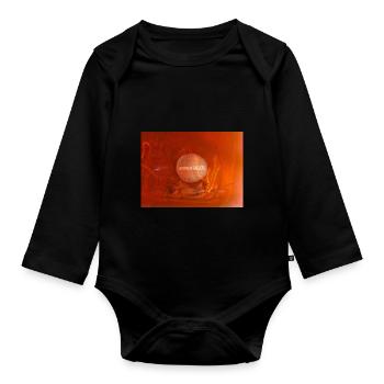 ewichkult gallery logo - Baby Bio-Langarm-Body - Schwarz - Vorne
