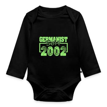 Studies 2002 - Organic Longsleeve Baby Bodysuit - black - Front