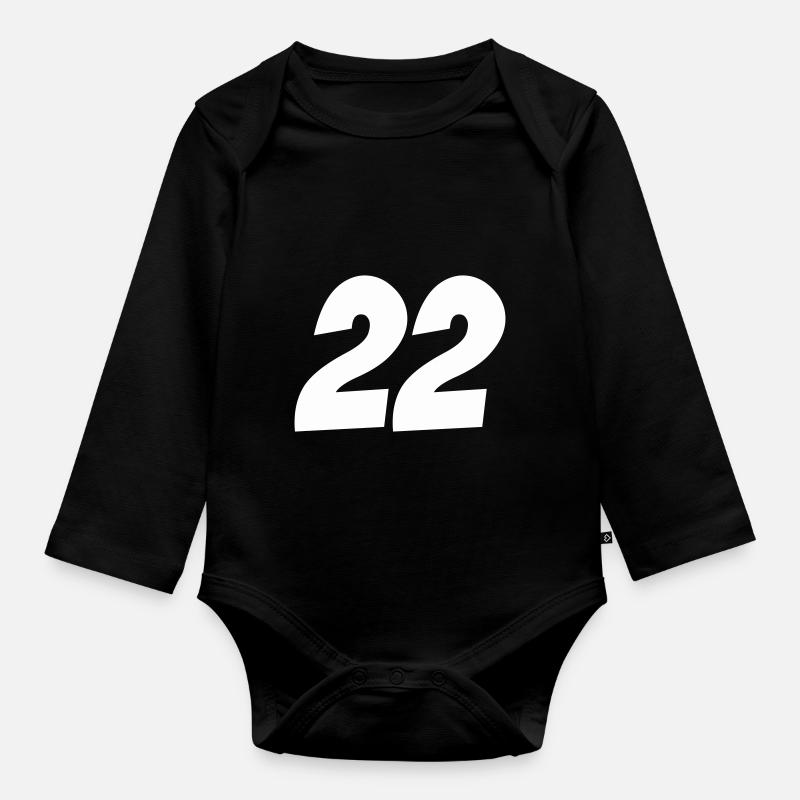 22 - Baby Bio-Langarm-Body - Schwarz