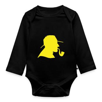 Sh - Baby Bio-Langarm-Body - Schwarz - Vorne