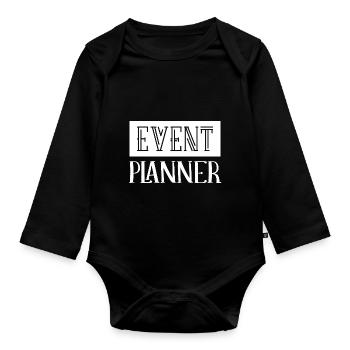 Gestionnaire d’événements Gestionnaire d’événements - Body Bébé bio manches longues - noir - Devant