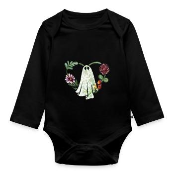 Geist - Baby Bio-Langarm-Body - Schwarz - Vorne