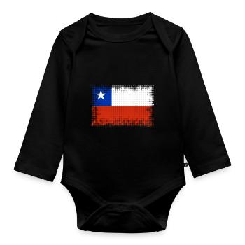 Chili - Body Bébé bio manches longues - noir - Devant