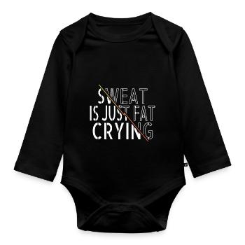 Outdoor Disc Frein Cats Modern Bday Graphic - Body Bébé bio manches longues - noir - Devant