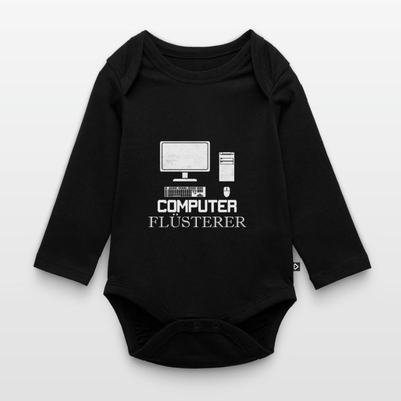 Computer Flüsterer Programierer IT Baby Bio-Langarm-Body
