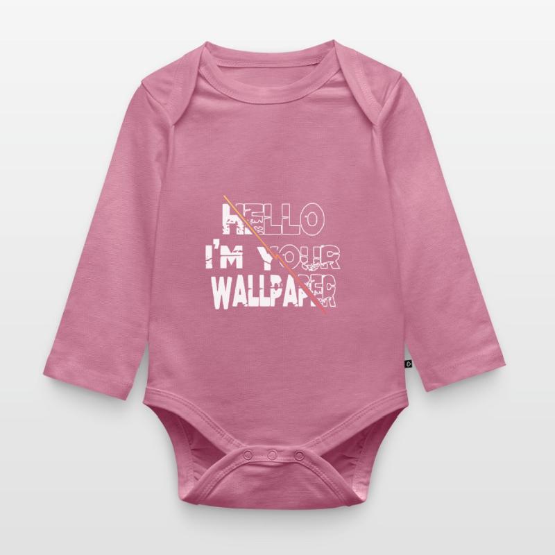 hacking computer funny quote present codes glitch Baby Bio-Langarm-Body