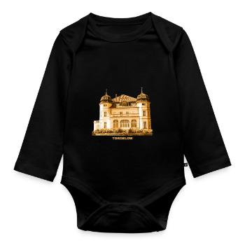 Torgelow Schloss Gymnasium Mecklenburg-Vorpommern - Organic Longsleeve Baby Bodysuit - black - Front