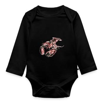 hummer - Baby Bio-Langarm-Body - Schwarz - Vorne