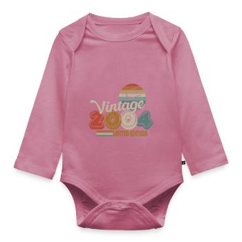 2004 - Organic Longsleeve Baby Bodysuit - mauve - Front
