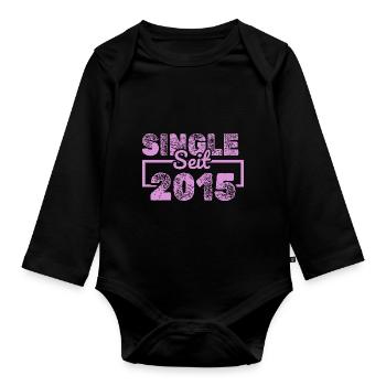 Single 2015 - Baby Bio-Langarm-Body - Schwarz - Vorne