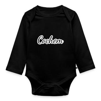 Cochem - Stadt best place ever - Baby Bio-Langarm-Body - Schwarz - Vorne