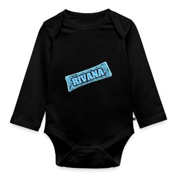 Naissance Rivana - Body Bébé bio manches longues - noir - Devant