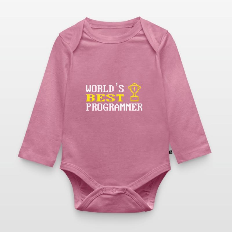 Programmierer Coder Software Entwickler Baby Bio-Langarm-Body