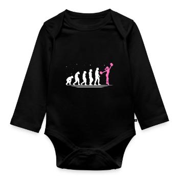 Cheerleading Coach Cheer Coach Cheerleader Cheer T - Baby Bio-Langarm-Body - Schwarz - Vorne