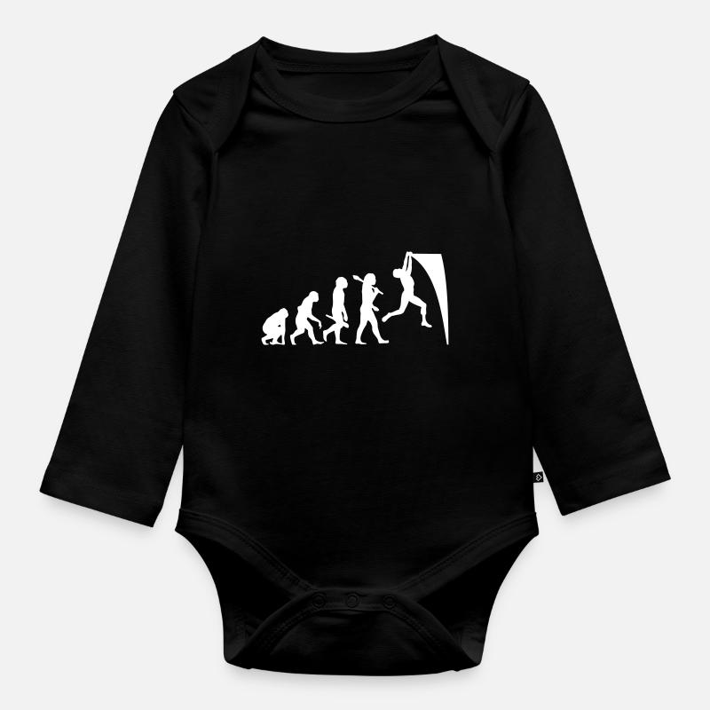 Ninja Warrior Evolution - Baby Bio-Langarm-Body - Schwarz