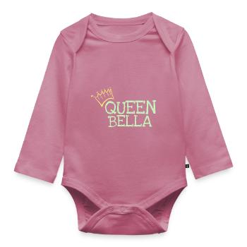 Bella - Body Bébé bio manches longues - mauve - Devant
