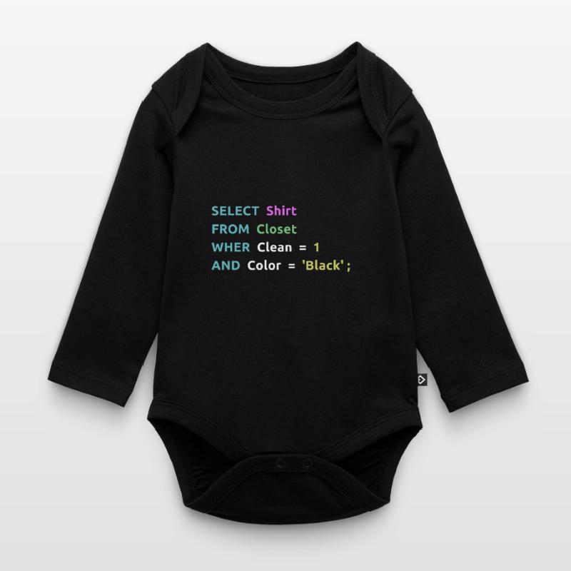 Nerd Computer Computerarbeit Coder Geschenkidee Baby Bio-Langarm-Body