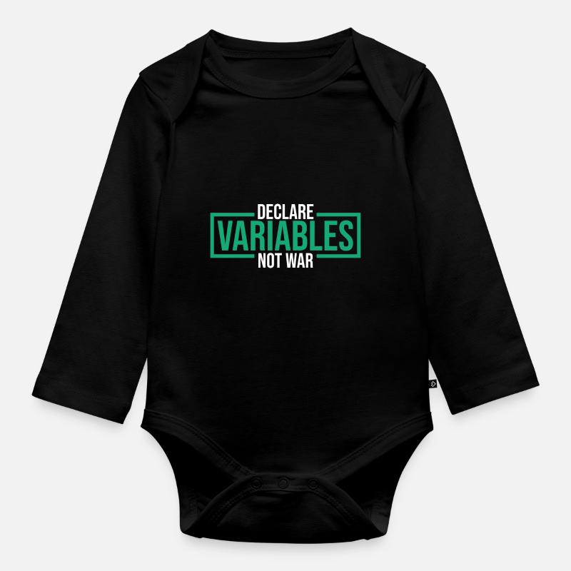 Java Developer - Baby Bio-Langarm-Body - Schwarz