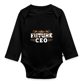Feminist Women's Rights Female - Baby Bio-Langarm-Body - Schwarz - Vorne