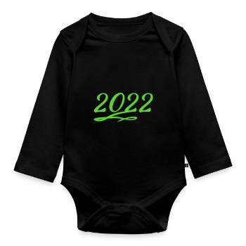 2022 - Body Bébé bio manches longues - noir - Devant