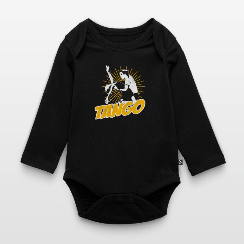 Tango dancing couple dancing class dancing school dancing Organic Longsleeve Baby Bodysuit