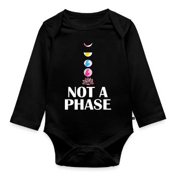 Pansexuel Stolz Drôle de Design couleurs de - Body Bébé bio manches longues - noir - Devant