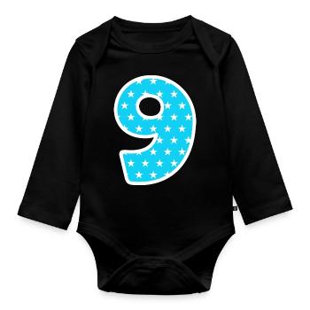 Neuf - Body Bébé bio manches longues - noir - Devant