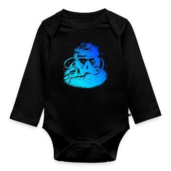 Plongeur Plongeur Plongée Libre Plongée Homme Plongée sous-marine - Body Bébé bio manches longues - noir - Devant