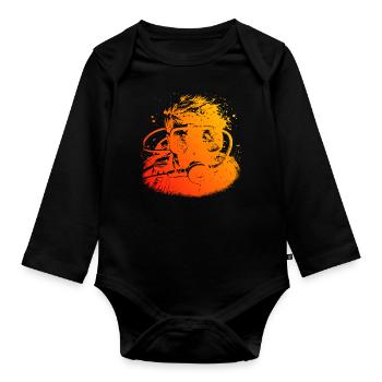 Plongeur Plongée sous-marine Plongée Plongée Hommes - Body Bébé bio manches longues - noir - Devant