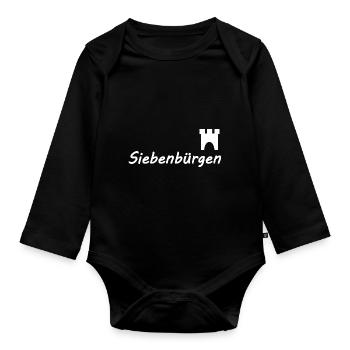 Ausflug nach Transylvania - Baby Bio-Langarm-Body - Schwarz - Vorne