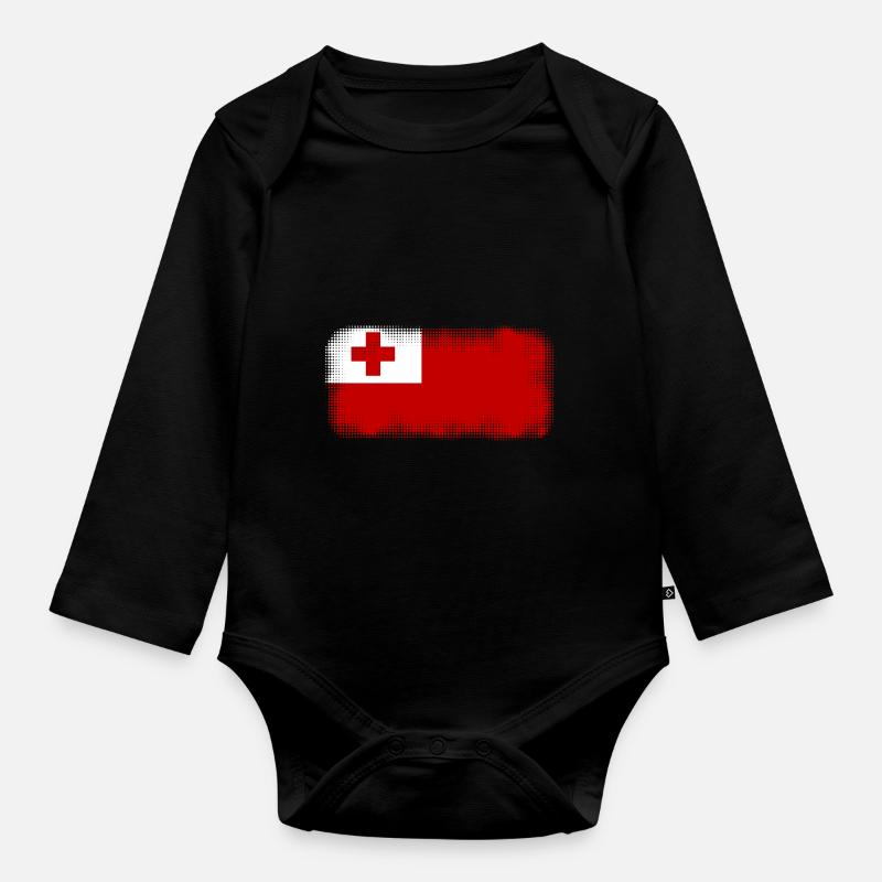 Tonga Tonga - Baby Bio-Langarm-Body - Schwarz