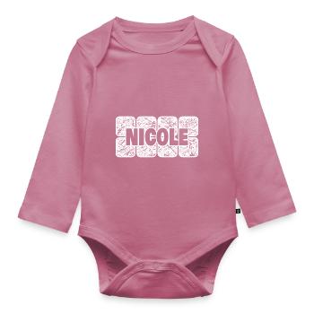 Baby Nicole - Baby Bio-Langarm-Body - Mauve - Vorne