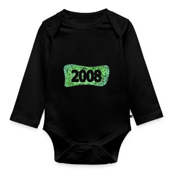 Kratzer 2008 - Baby Bio-Langarm-Body - Schwarz - Vorne