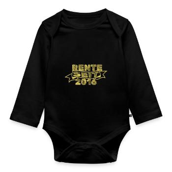 2016 - Body Bébé bio manches longues - noir - Devant