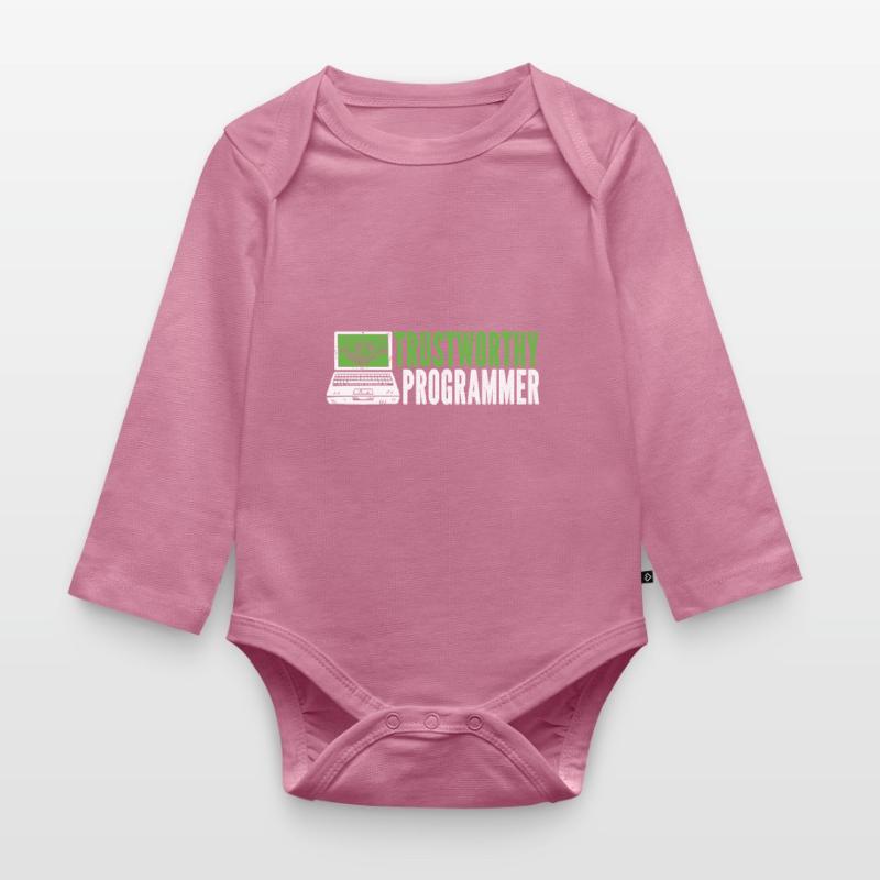 Programmer Coder Software Developer Organic Longsleeve Baby Bodysuit
