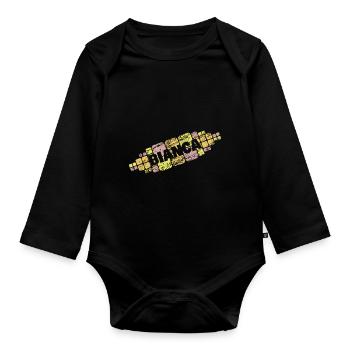 Mutter Bianca - Baby Bio-Langarm-Body - Schwarz - Vorne