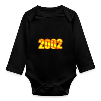 2002 - Baby Bio-Langarm-Body - Schwarz - Vorne