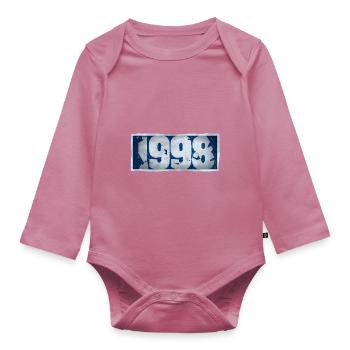 1998 - Organic Longsleeve Baby Bodysuit - mauve - Front