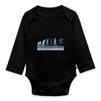 Evolution of Para Running - Baby Bio-Langarm-Body - Schwarz - Vorne