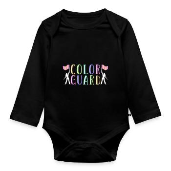 Color Guard - Baby Bio-Langarm-Body - Schwarz - Vorne